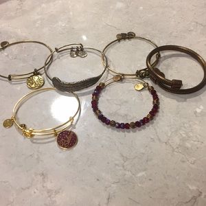 Alex and Ani set of 6